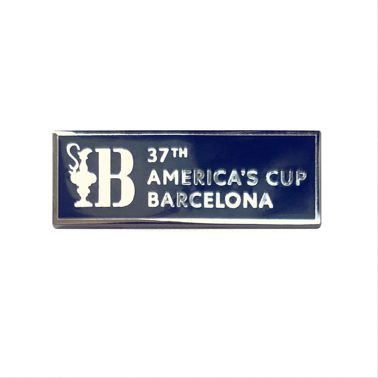 37th America's Cup Pin Blue