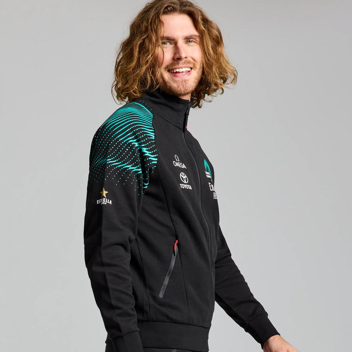 SLAM Men's Emirates Team New Zealand Deck Sweater - Full Zip
