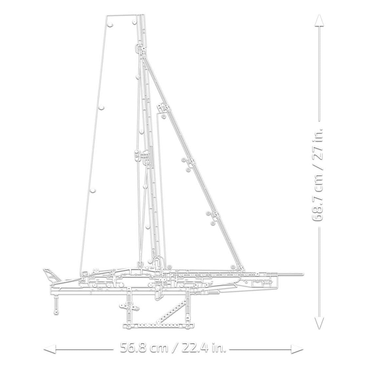 Emirates Team New Zealand AC37 Lego Yacht - Technic